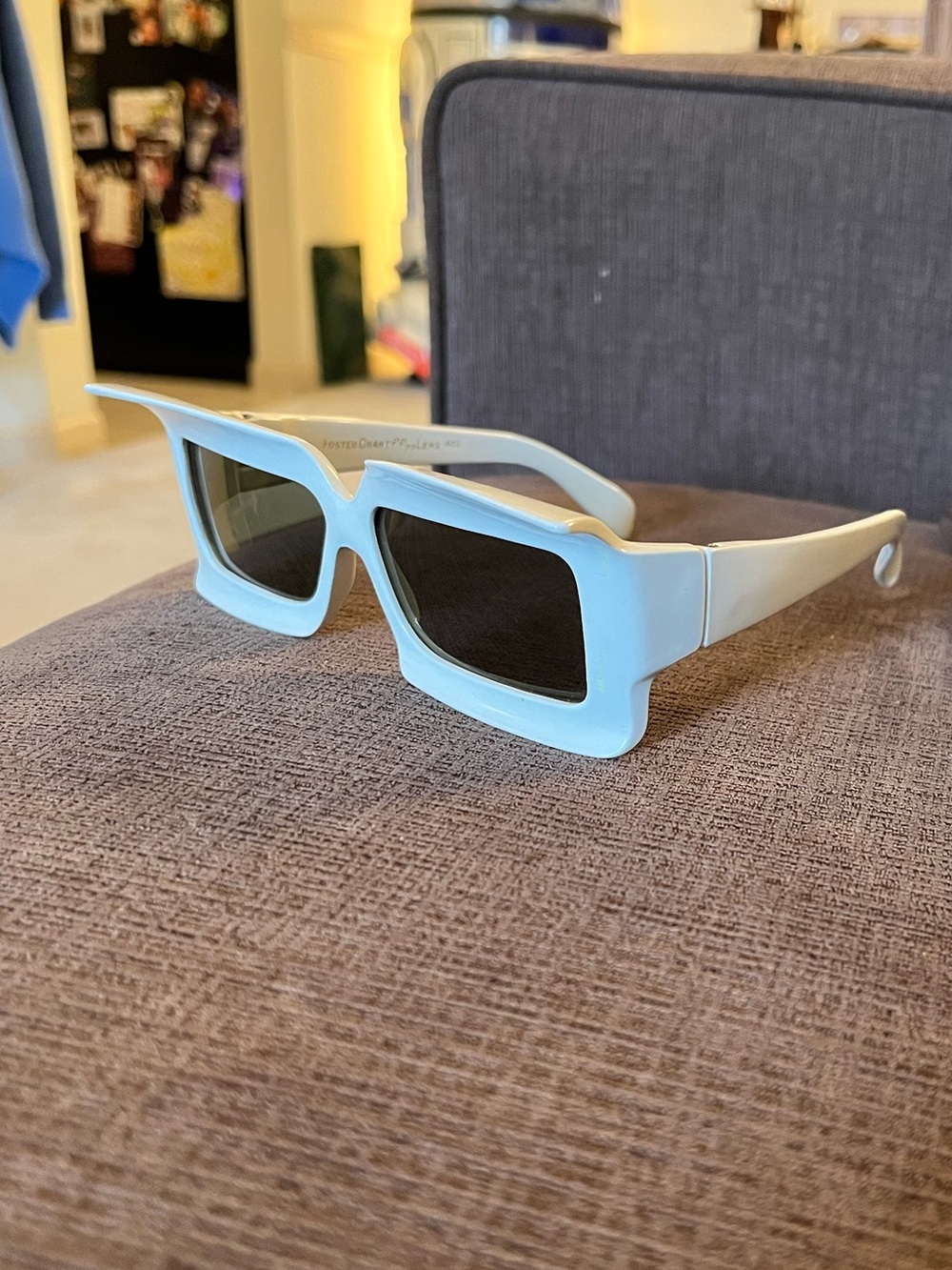 Vintage 1960s Mod Foster Grant FF77 “Mad Space Cat Eye” Sunglasses